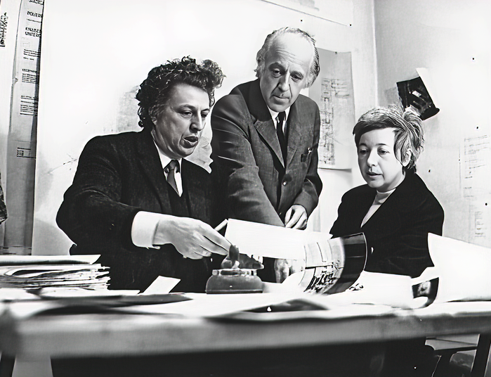 Mit Viktor Hufnagl und Traude Windbrechtinger, Arbeitsgemeinschaft von 1967 bis 1981